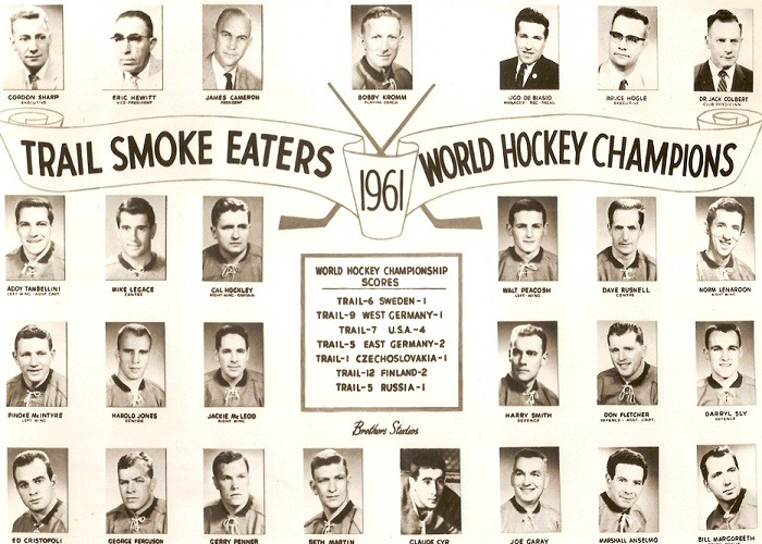 50 years ago: Trail Smoke Eaters rock the hockey world