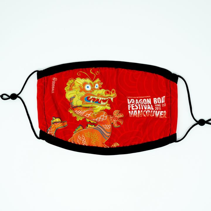 2011 Canadian International Dragon Boat Festival 2-Layer Fabric Face Mask